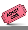 Clipart Movie Ticket Image