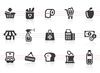 0080 Supermarket Icons Image