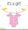 Onesie Clothesline Clipart Image