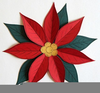 Poinsettia Paper Pattern Image