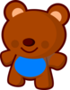 Blue Bear Clip Art