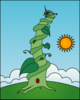 Beanstalk Coloring Clip Art