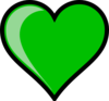 Green Heart Clip Art