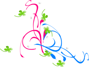 Floral Swirl Clip Art