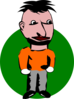 Male With Facial Hair Clip Art