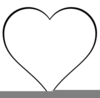 Clipart Black Heart Image