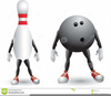 Free Pin Bowling Clipart Image