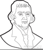 Clipart Of Thomas Jefferson Image