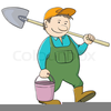 Bucket Shovel Clipart Image