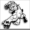 Wildcat Football Clipart Image