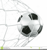 Soccer Ball In Motion Clipart Image