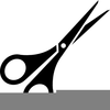 Free Clipart Scissors Cut Here Image