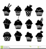 Muffin Clipart Black And White Image