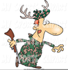 Clipart Of Deer Hunters Image