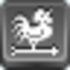 Free Grey Button Icons Weathercock Image