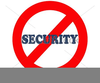 Home Security Sign Clipart Image