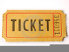 Free Movie Stub Clipart Image