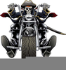 Old School Chopper Clipart Image