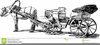 Horse Drawn Wagon Clipart Image