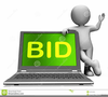 Bidding Clipart Image