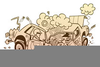 Destruction Derby Clipart Image