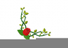 Rose Corner Border Clipart Image