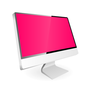 Computer Display Vector X Image