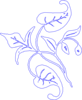 Blue Leaf Foliage Clip Art