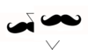 Tri Moustache11 Clip Art