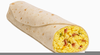 Breakfast Burritos Clipart Image