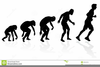 Ape To Man Clipart Image