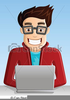 Computer Geek Clipart Free Image