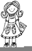 Goldilocks Clipart Coloring Image