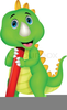 Cute Dinosaur Free Clipart Image