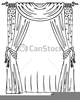 Curtain And Window Clipart Image