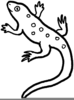 Lizard Clipart Cartoon Image