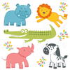 Cute Jungle Clipart Image