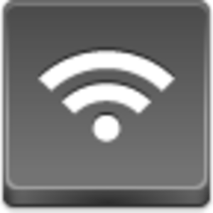 Free Grey Button Icons Wireless Signal Image