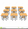 Clipart Of School Desks Image