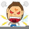 Angry Man Cartoon Clipart Image