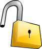 Open Lock Clip Art