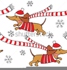 Christmas Dachshund Clipart Free Image