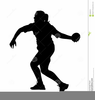 Girls Track And Field Clipart Image