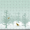 Christmas Birds Clipart Image