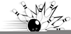 Pin Bowling Clipart Image