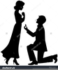 Man Proposing Clipart Image