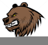 Grizzly Bear Mascot Clipart Image