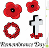 Remembrance Poppies Clipart Image