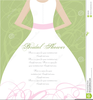 Couples Wedding Shower Clipart Image