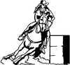 Rodeo Events Clipart Image